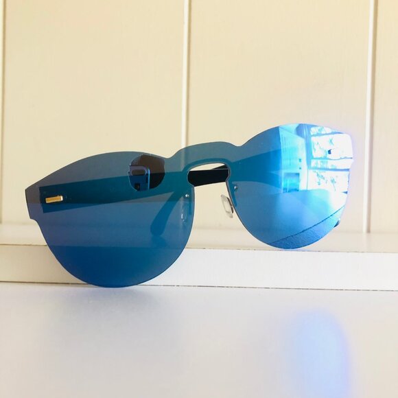 Mirror Shield Keyhole Sunglasses - Picture 4 of 7